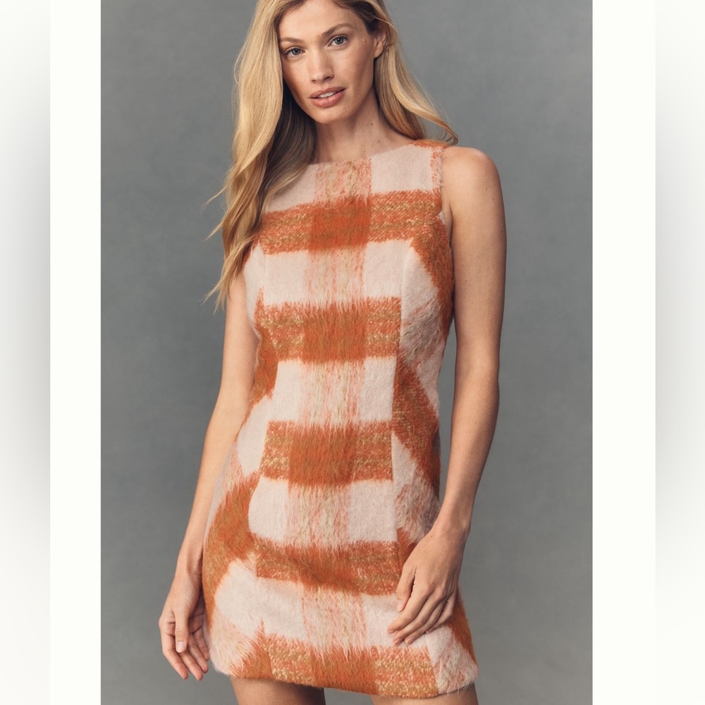Nwt en saison tweed shift mini dress - Picture 2 of 7